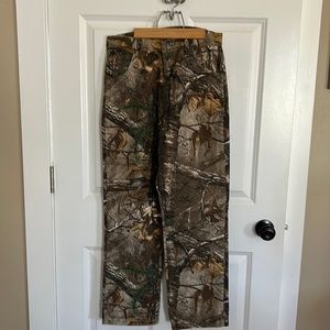 Wrangler camouflage pants.